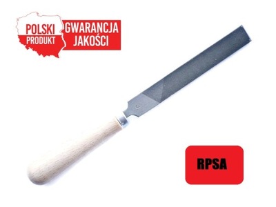 Pilnik ślusarski płaski RPSa 250/2 - równiak