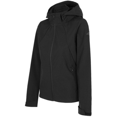 Kurtka damska 4f softshell głęboka czerń h4z22 sfd001 20s M