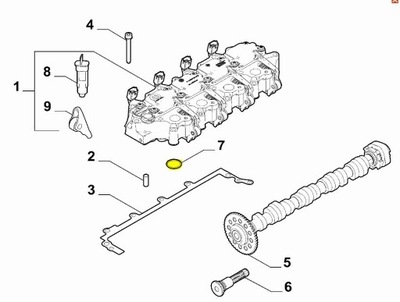 Прокладка разъём свечи alfa romeo tonale 1.3 фото №1