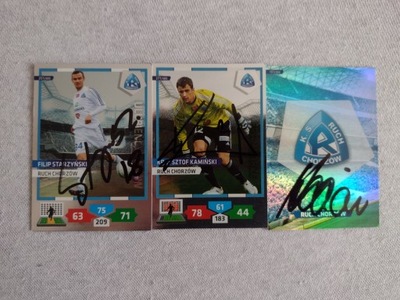 Karty panini autografy Ruch Chorzów sezon 13/14