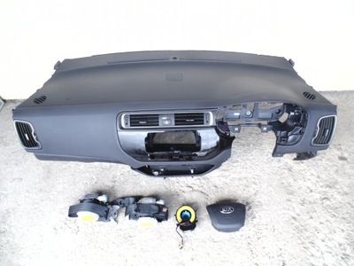 Приборная панель консоль подушка безопасности kia rio iv lift 2015r. anglik фото №1