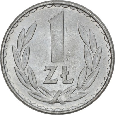 13.PRL, 1 ZŁOTY 1975 B.Z.M. mennicza