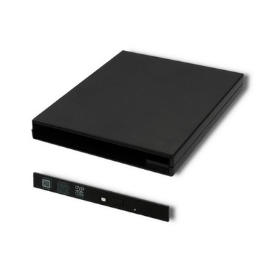 Obudowa/kieszeń Qoltec na napęd optyczny CD/DVD SATA USB2.0 9.5mm