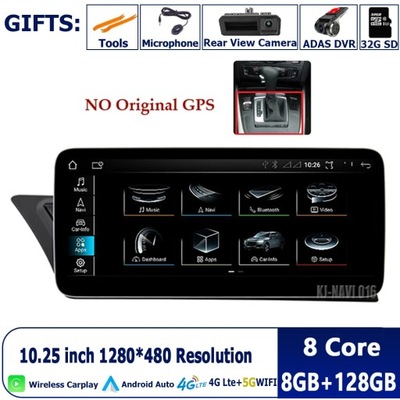 ANDROID13 PARA AUDI A4 A5 S4 S5 A4L B8 2009-2016 NAVEGACIÓN GPS CARPLAY AUTO  