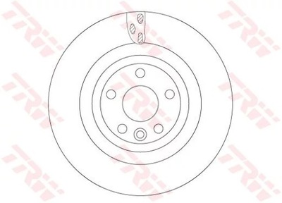 DF6706S/TRW DISC HAM. JAGUAR F-PACE 15- REAR  