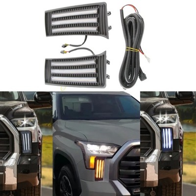 LIGHT FOR DRIVER DAYTIME LED 12 V, WHITE COLOR I ZOLTE FOR TOYOTY TUNDRA 2022-2023  