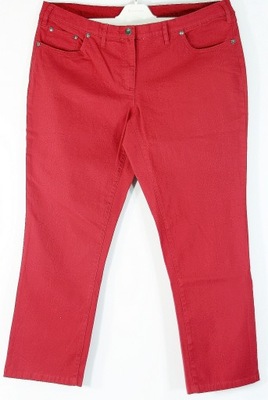 Spodnie czerwone 5 Pocket stretch Bawełna R 42