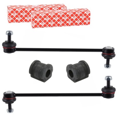 2× febi bilstein 19518 тяга / кронштейн, стабілізатор фото №1