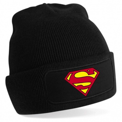 CZAPKA ZIMOWA CIEPŁA BEANIE SUPERMAN