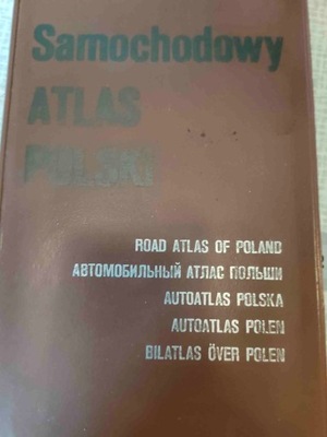 SAMOCHODOWY ATLAS POLSKI 1983