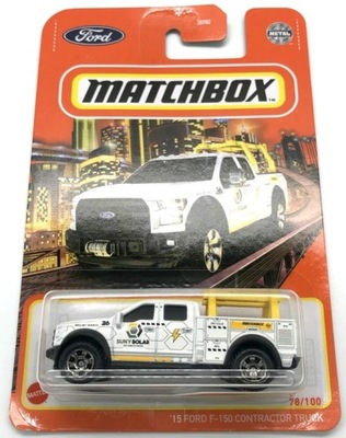 MATCHBOX 15 FORD F-150 CONTRACTOR TRUCK MATTEL