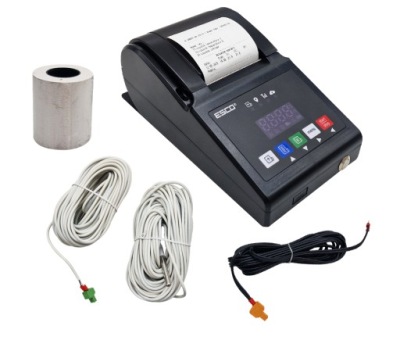 Реєстратор esco dr201plus 2 датчики температури + świadectwo фото №1