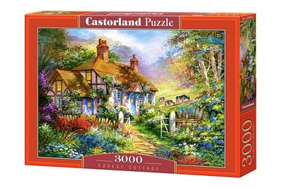 Puzzle 3000 el. Domek w lesie Castor PC-300402