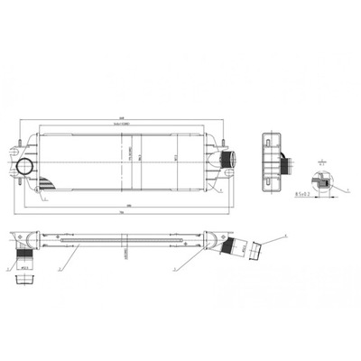 RADUADOR AIRE DE CARGA HART 613 792  