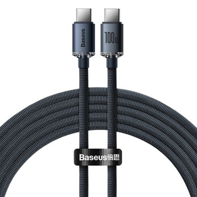 Kabel Baseus USB typ C - USB typ C 1,2 m czarny