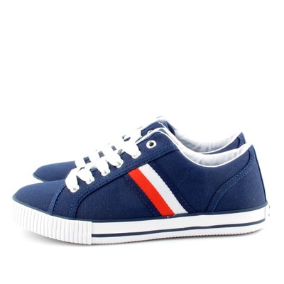 TOMMY HILFIGER T3B4-31070 GRANATOWE TRAMPKI r 36