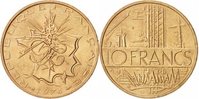 10 franków ( 1976 ) Francja - obiegowe
