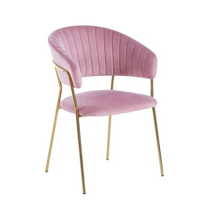 Krzesło Furnitex 57 x 55 x 84,5 cm różowy 1 szt.