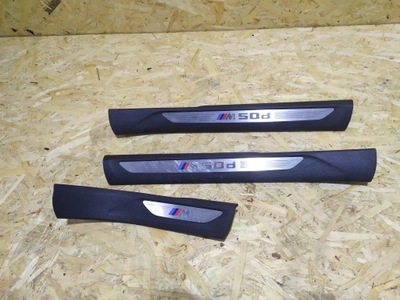 Накладки накладки порогові m50d x6 f16 bmw фото №1