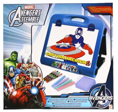 Tablica kredowa podróżna stolik Avengers Marvel