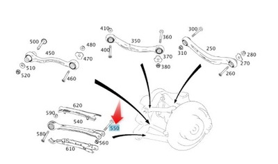 ŚRUBA WAHACZA MERCEDES A0049900003