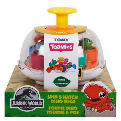 TOMY TOOMIES karuzela z jajkami dino E73252