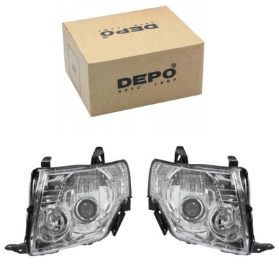 REJILLAS FAROS PARTE DELANTERA IZQUIERDA + DERECHA MITSUBISHI PAJERO IV 3.2/3.8 2006-  