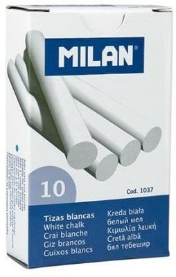 Kreda biała 10 sztuk MILAN