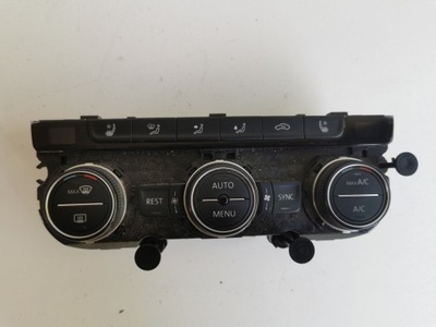 Skoda superb 3v панель кондиционера 3v0907044al фото №1