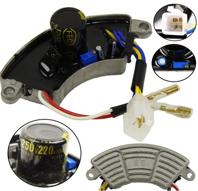 MODUŁ AVR REGULATOR NAPIĘCIA AGREGATU 250V 220uF STABILIZATOR OHV 2KW 168F