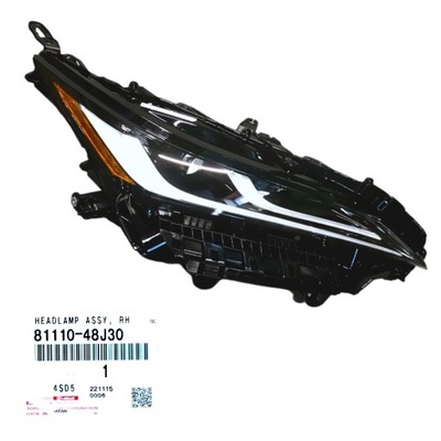 Toyota venza лампа фара правый 8111048j30 новый usa фото №1