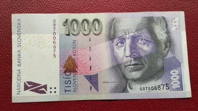 1000 KORON SŁOWACJA 1999 st.+3