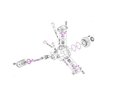 КОМПЛЕКТ РЕМОНТНИЙ НАСОСУ CR BOSCH CP1 F01M100276