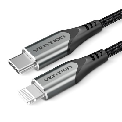Kabel Vention USB typ C - Apple Lightning 1 m czarny