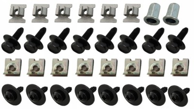 Lancia delta stilo набір кліпси захист двигуна фото №1