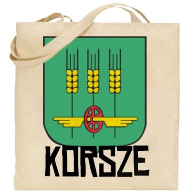 torba ecru herb Korsze