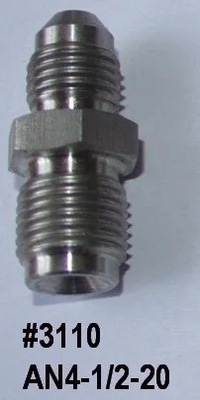 Part-1 Stainless Steel Brake Adapter, AN3 AN4 To 3/8-24, 7/16-20, 7/~22358 