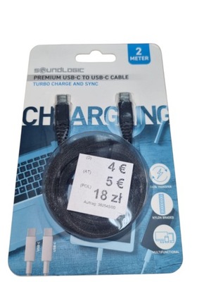 Kabel Soundlogic USB typ C - USB typ C 2 m