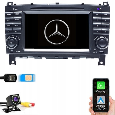 RADIO CD ANDROID MERCEDES GASOLINA C CLC W203 CLK W209  