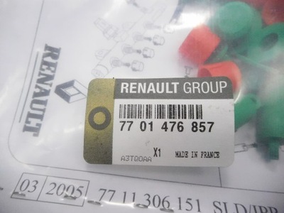 Набор ремонтный форсунок do renault captur i ii оригинальный номер 7701476857 фото №1