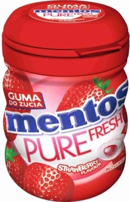 MENTOS Guma Pure Fresh Strawberry 60g