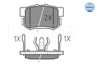 ZAPATAS DE FRENADO HONDA T. CRV 02-06 CON SENSOR  