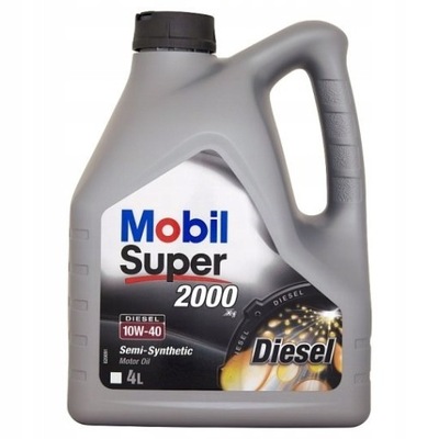Olej silnikowy Mobil Super 2000 Diesel 4L 10W-40