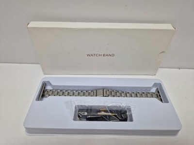 Bransoleta do zegarka srebrna watch band