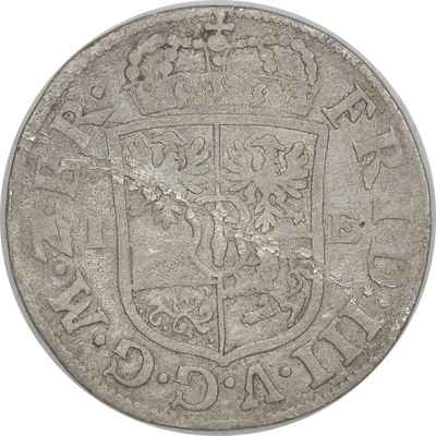 13.gp.BRANDENBURGIA, FRYD.III, 1/12 TALARA 1690 IE