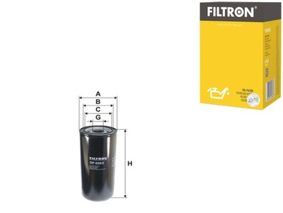 FILTRO ACEITES DAF 85 CF 95 XF XE280C-XF355M 01.97-09.02 FILTRON  