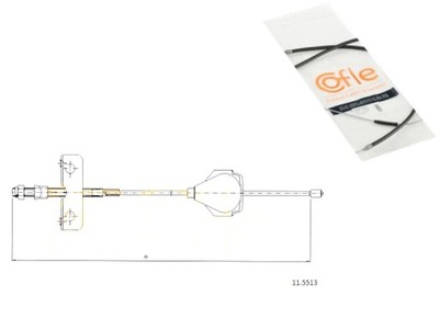 COFLE LIS.13 CABLE BRAKES MANUAL COFLE - milautoparts-fr.ukrlive.com