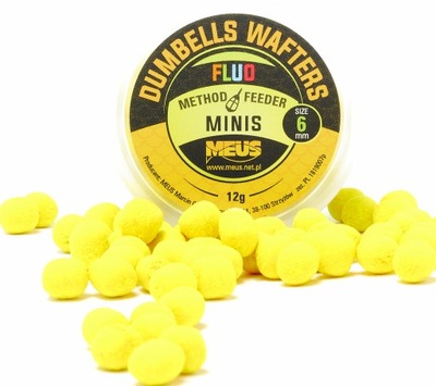 DUMBELLS MEUS WAFTERS FLUO 6mm MINIS WANILIA