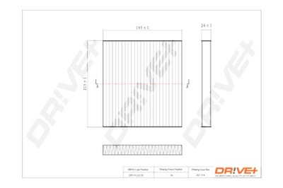 DRIVE+ FILTRAS KABINOS MAZDA 6 02- ANGLINIS 