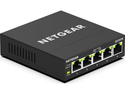 Switch NETGEAR GS305E-100PES Gigabit Ethernet, 5 portów, Zarządzalny